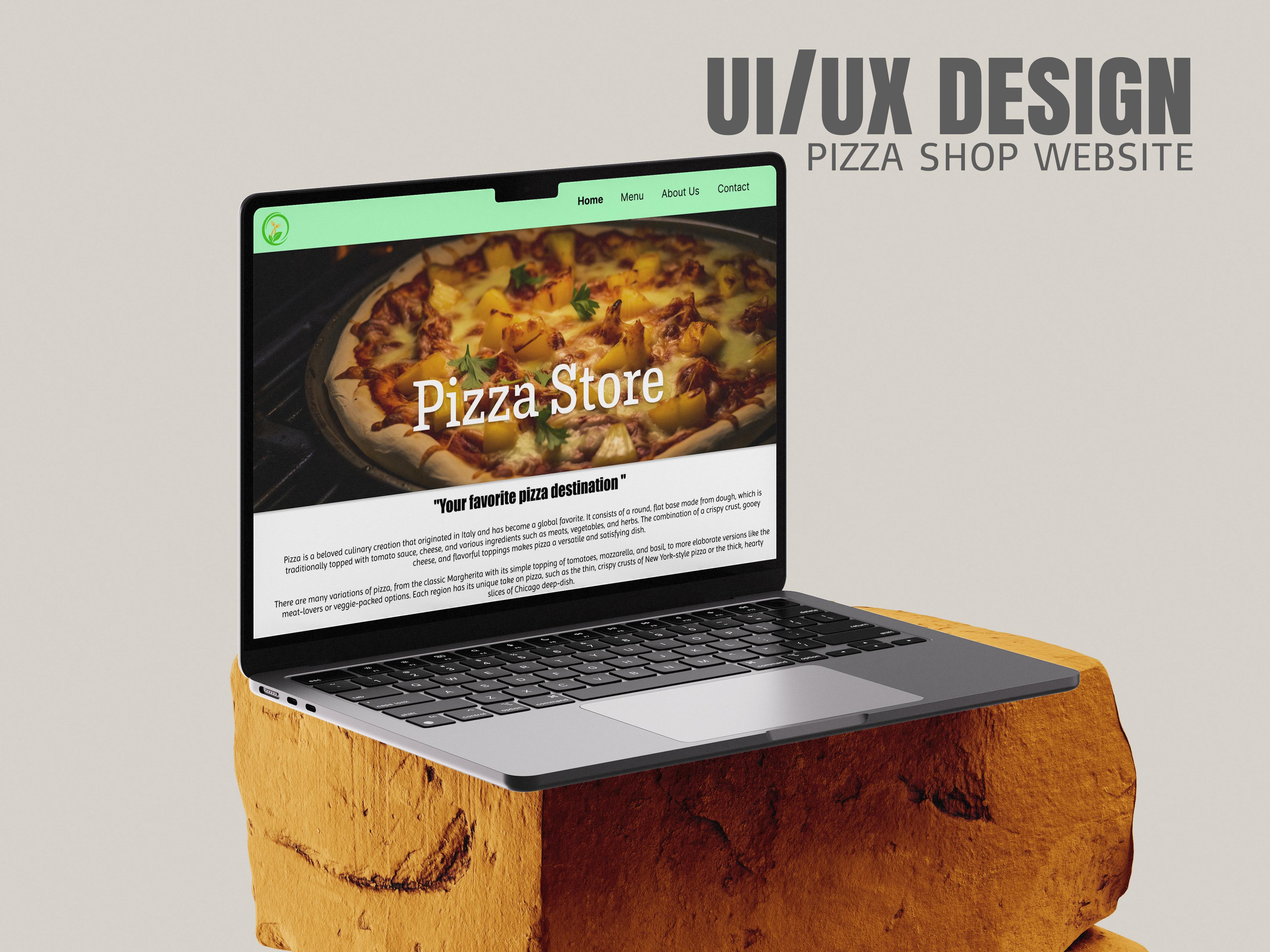 Pizza shop website